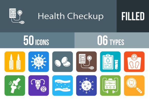 50 Health Checkup Icons: A Crafter’s Review