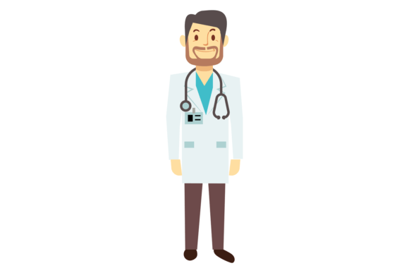 Cheerful Doctor Graphics and Illustrations Review