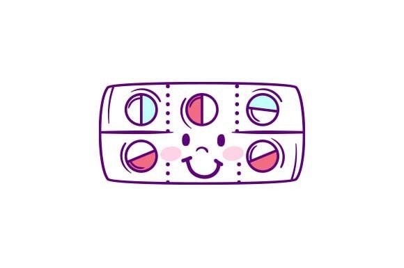 Kawaii Tablet Sheet for Medical Crafts