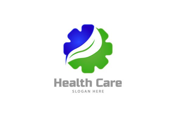 Medical Health Logo Design Isolated: Graphics for Logos