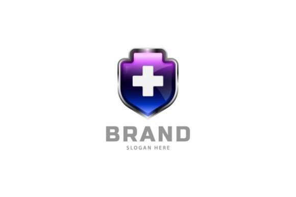 Medical Shield Logo: Graphics for Logos
