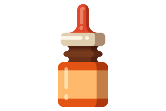 Nasal Drops Icon: Graphics & Illustrations