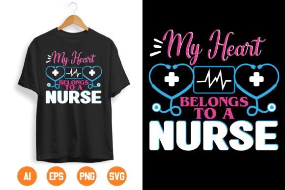 Nurse T-shirt Design 24: Graphics for T-Shirt Designs