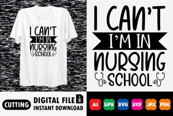 Nursing School Shirt Graphics for T-Shirt Designs