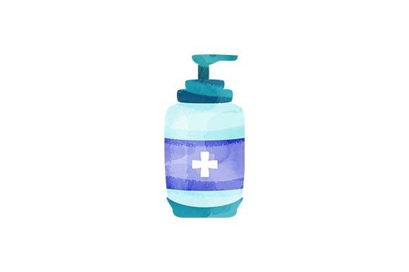 Sanitizer - Watercolor for Medical Crafts